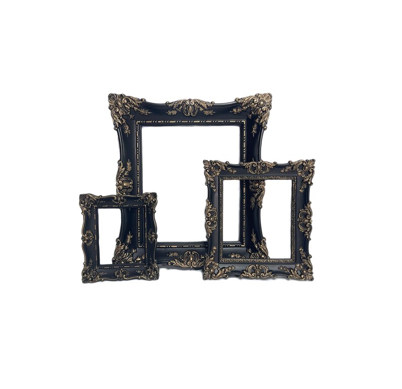 Black Picture Frames Large Picture Frames Large Wall Frames Etsy