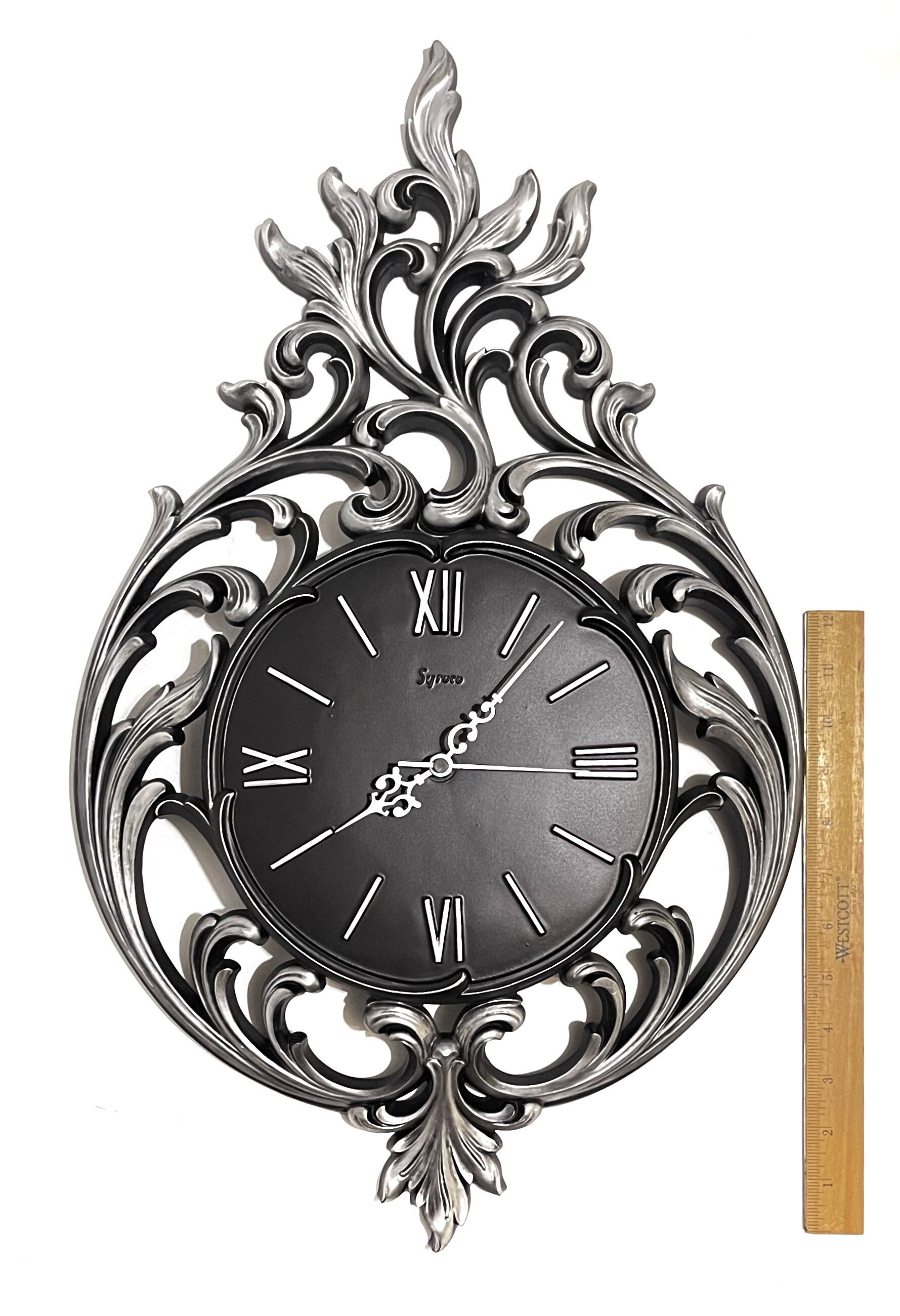 アンティークな掛け時計＊ロココ＊ゴシック アンティークロココ ウォールクロック(壁掛け時計) ニース｜ロココ調