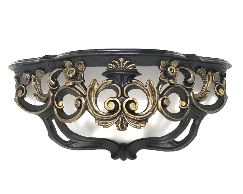 Gothic Wall Shelf, Vintage Wall Shelf, Gothic Home Decor Wall, Floating Shelf, Ornate Shelf, Gothic Victorian Home Decor, image 4