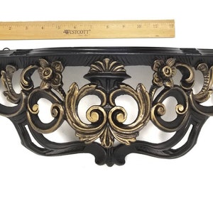 Gothic Wall Shelf, Vintage Wall Shelf, Gothic Home Decor Wall, Floating Shelf, Ornate Shelf, Gothic Victorian Home Decor, image 5