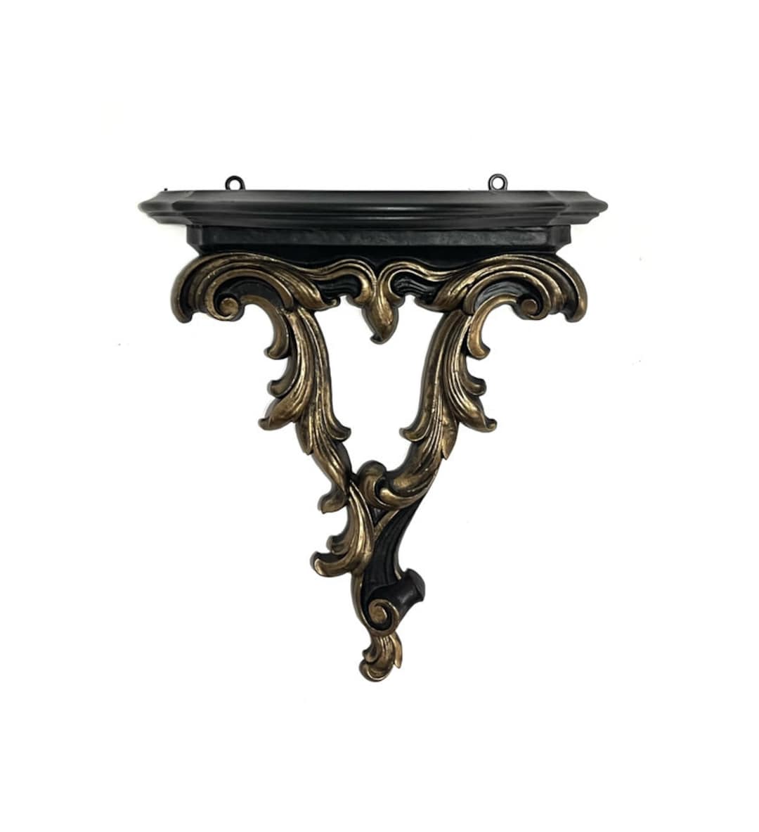 Gothic Shelf, Gothic Home Decor Vintage, Black Wall Shelf, Vintage