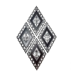 4er-Set Gotische Blumenwandschilder | Vintage Gothic Dekor | Farboptionen