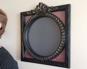 Gothic Black and Gold Ornate Wall Frame | Gallery Wall Decor | Color Options