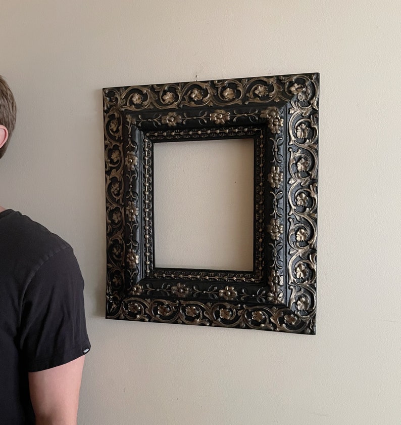 Gothic Frame 8x10 Goth Picture Frame Black Picture Frame 8 Etsy
