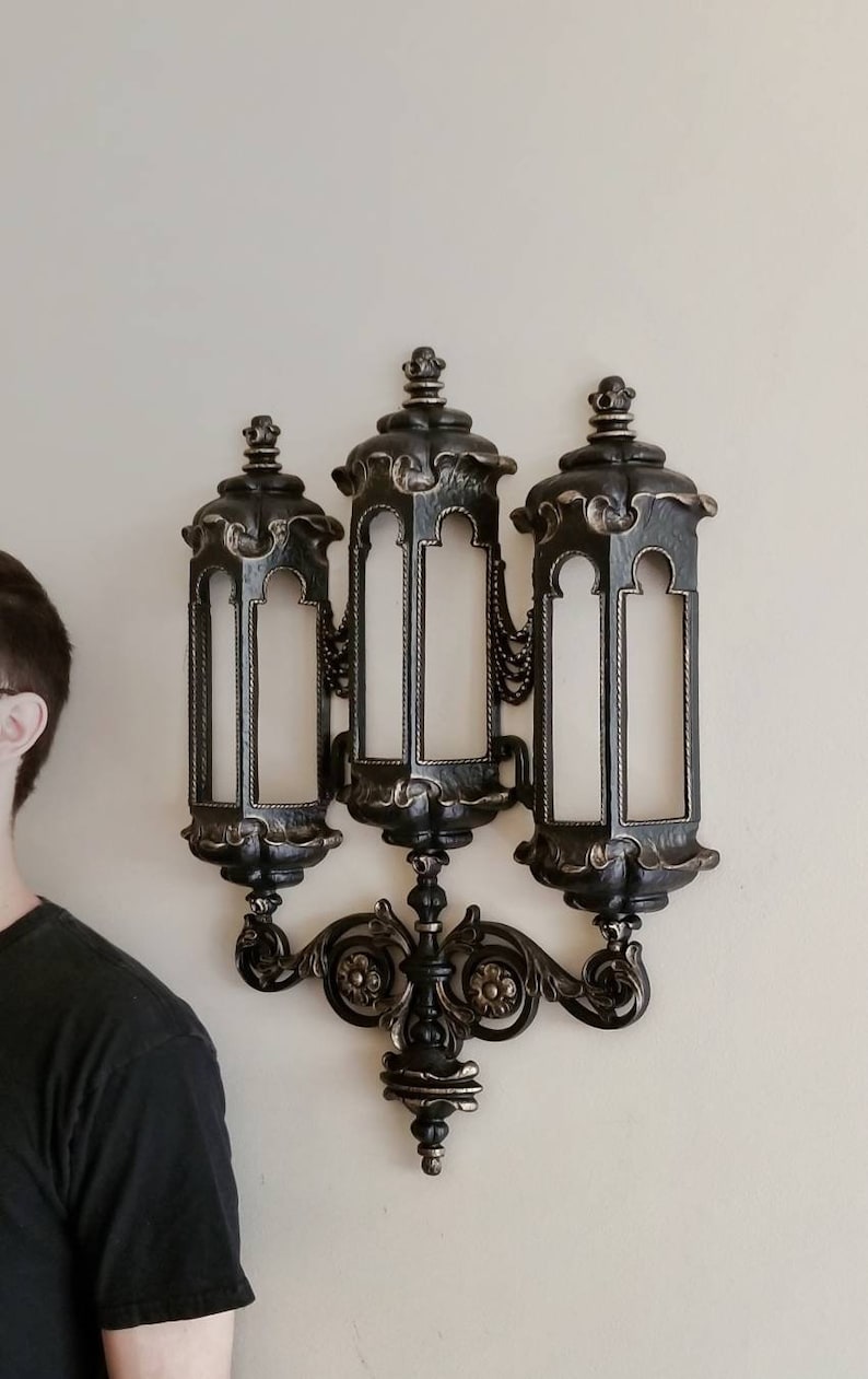 Victorian Goth Decor Vintage Wall Sconce Gothic Home Decor Etsy Australia