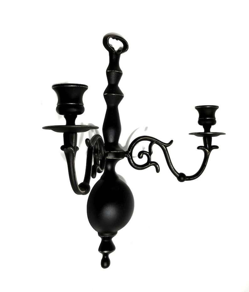 Gothic Sconce Goth Wall Sconce Gothic Wall Candle Holder Etsy