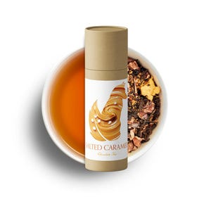 Salted Caramel Chocolate Tea, Black Loose Leaf Tea, Gift for Tea Lovers, Gift for Him/Her, Birthday Gift