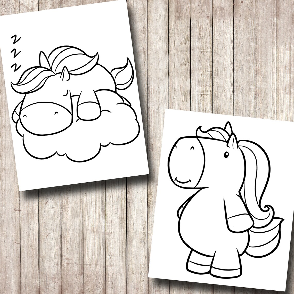 Unicorn Coloring Pages, Coloring Pages for Kids, Preschool Coloring ...