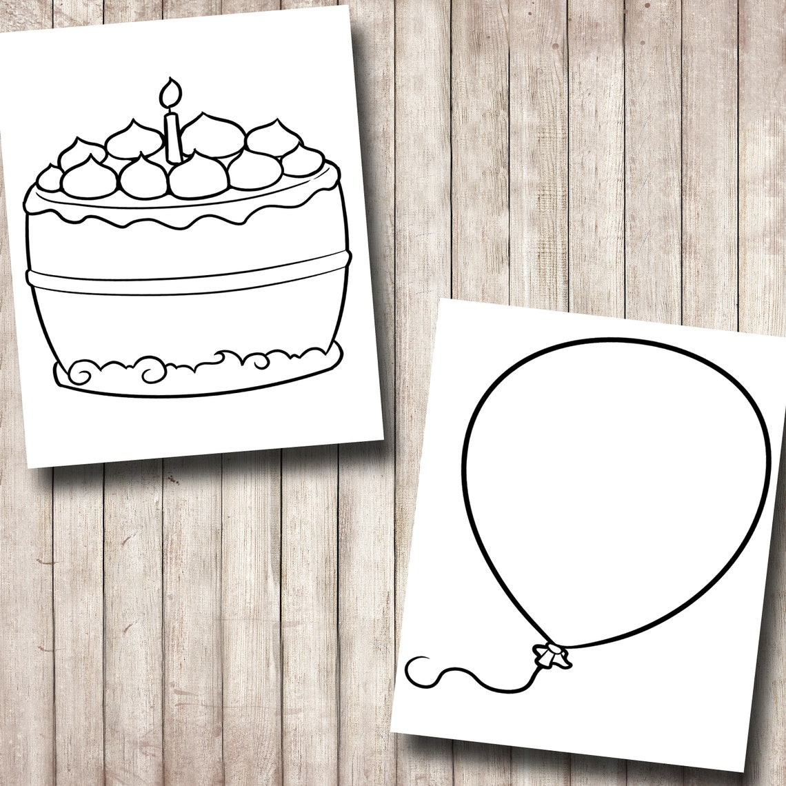 Birthday Coloring Pages, Coloring Pages for Birthday Party, Coloring ...