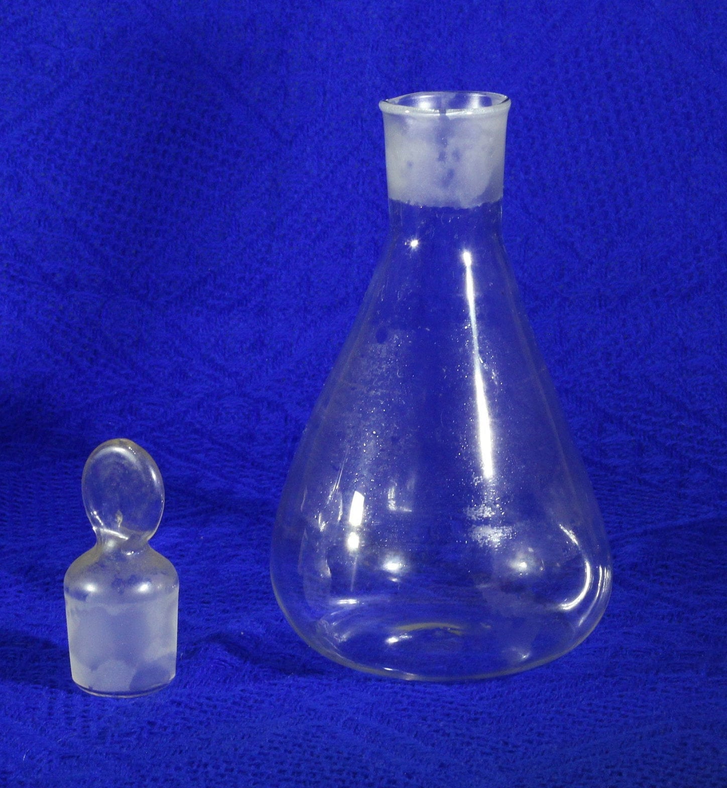 Lab Flask glass Beaker 200 ml Chemical Laboratory ware Vintage Etsy
