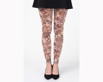 blue footless tights