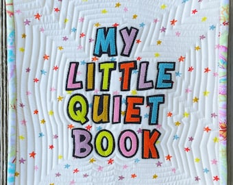 My Little Quiet Book Cover Page - PDF Pattern