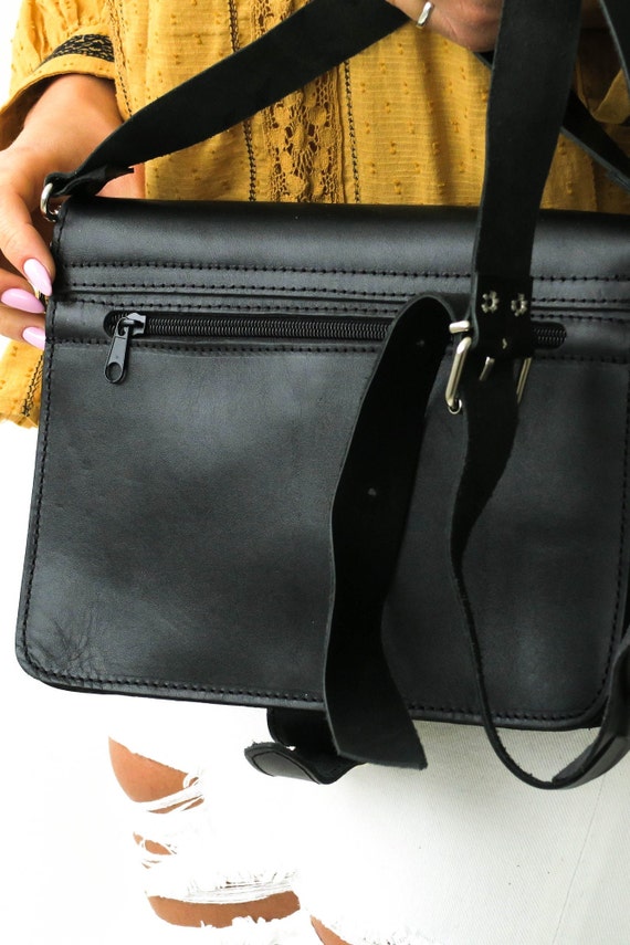 Tracolla Regolabile In Pelle Donna – Nero E Oro Per Borsa Crossbody - 2
