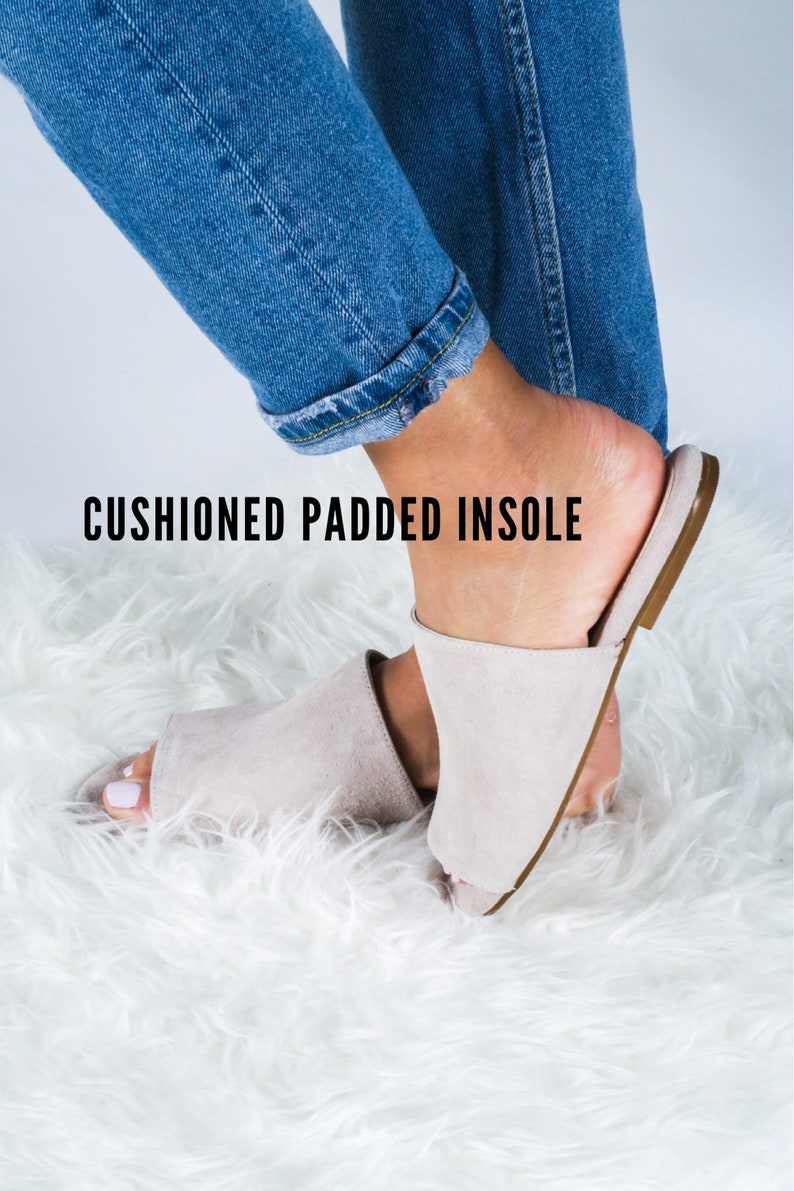 flat slide mules