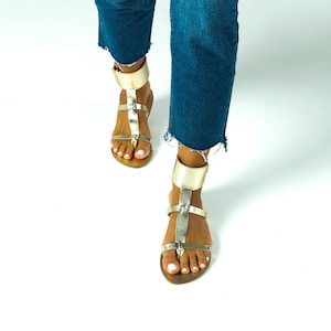 Greek Gladiator Sandals, Flat Lace Up Sandals, Sandales Grecques, Sandalias Gladiador Griegas, Spartiates, IFESTOS