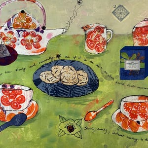 Mixed Media- Tea Party