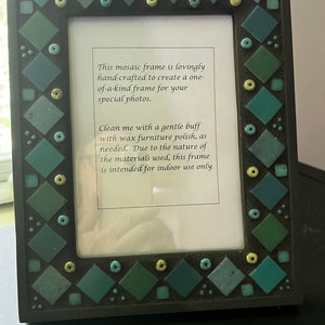 Mosaic Picture Frame