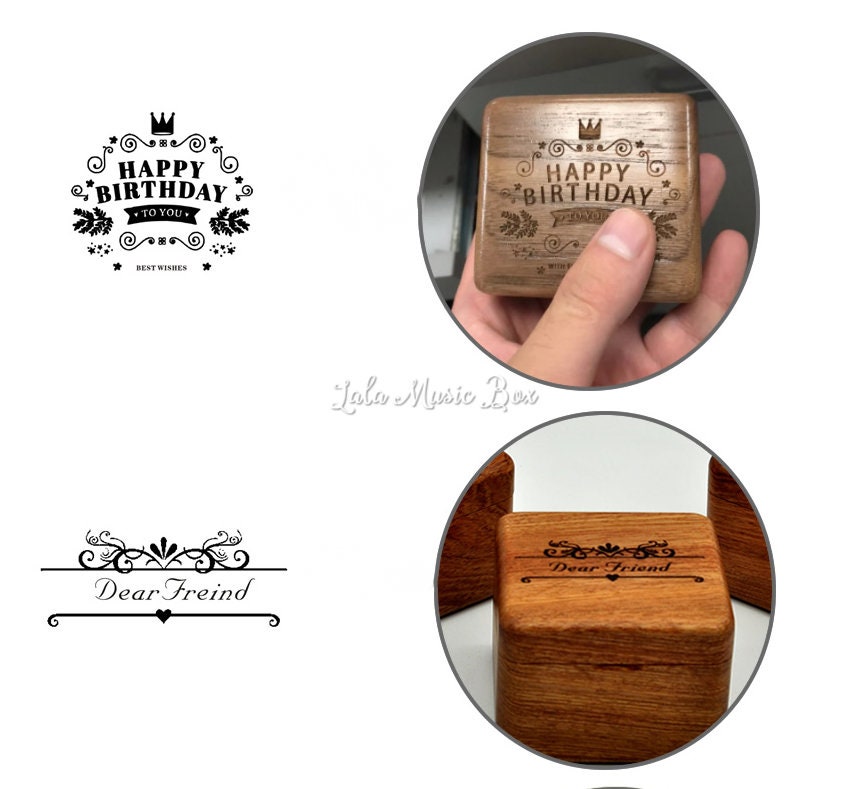 Custom Music Jewelry Box/Personalized Photo Music Box/Wood Etsy
