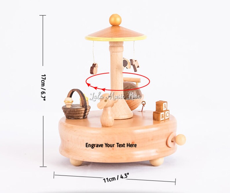Wood Music Box/Personalized Music Box Gift For Baby Boy Etsy