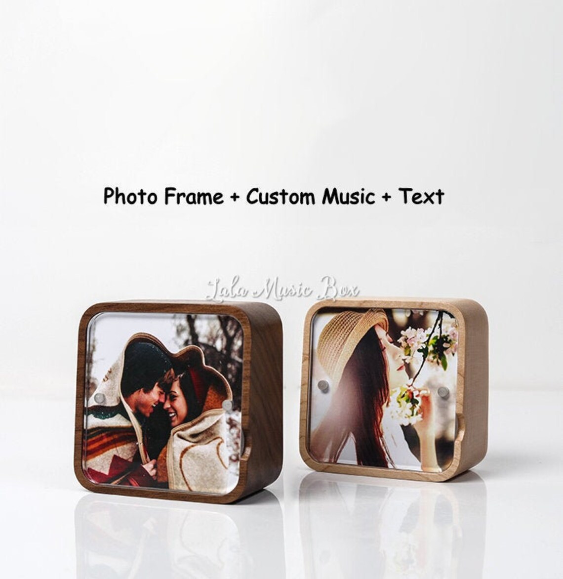 Custom Music Box/personalized Photo Music Box/wood Music Etsy