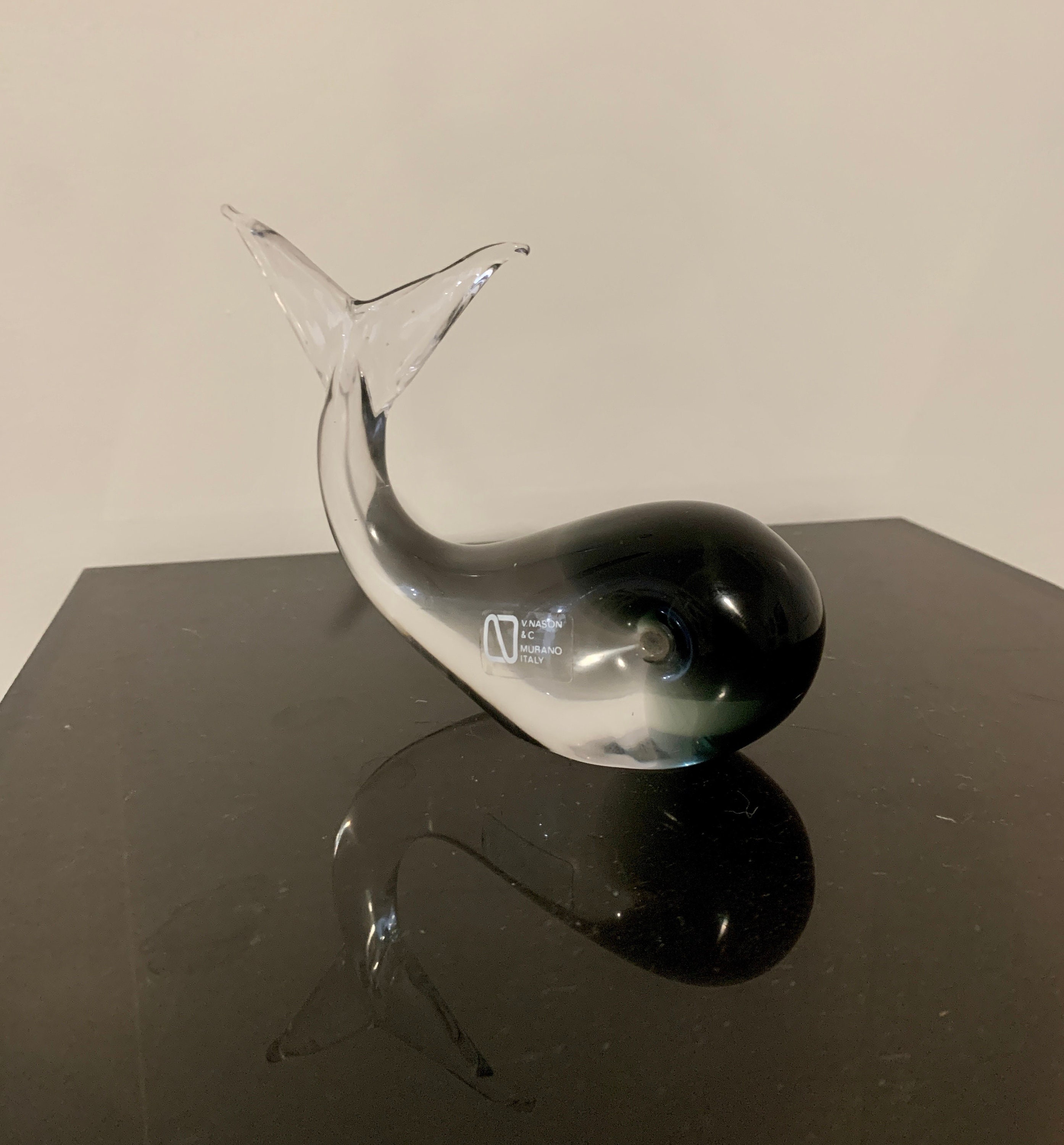 Seltene Italienische Murano Glaswale / V. Nason & C. mit 