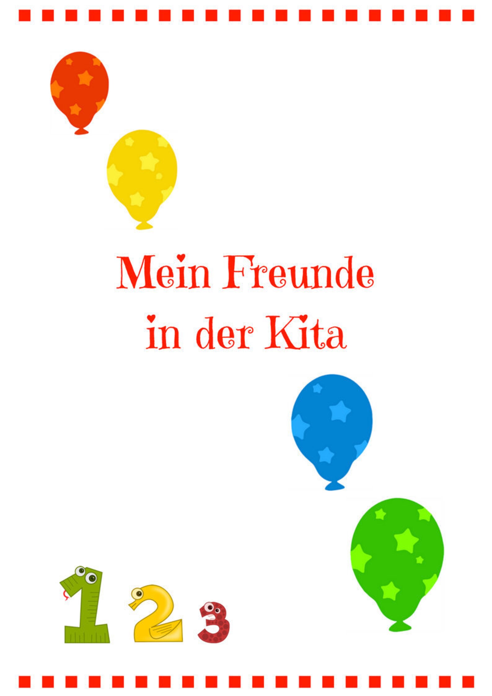 PoesieAlbum FreundeBuch Kindergarten Erinnerungen Etsy