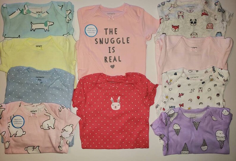 6-9 ms Unique Baby Shower Gift Set Baby Girl Forest Friends Cupcake Onesies
