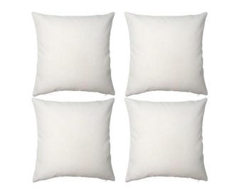 Cada una 6.50 Fundas de almohada con bolsillo para sublimación, fundas de almohada en blanco para sublimación, almohadas de lino para sublimación, almohadas en blanco, funda de almohada/en blanco de 16 x 16