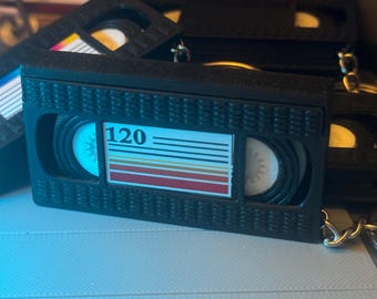 Retro VHS Keychain