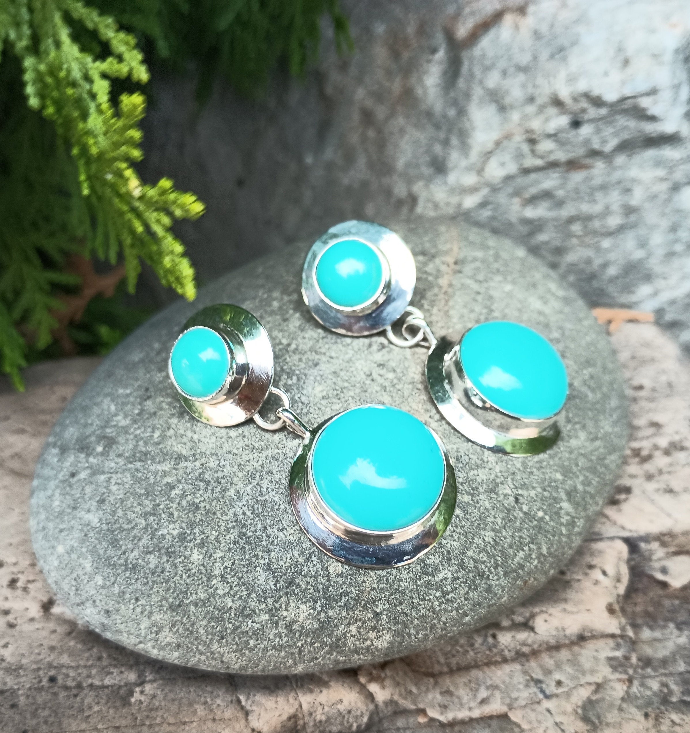 【新品】Ameri ＊UND UNIQUE STAR MOTIF PIERCE Calyx Mono Mini Turquoise Earring