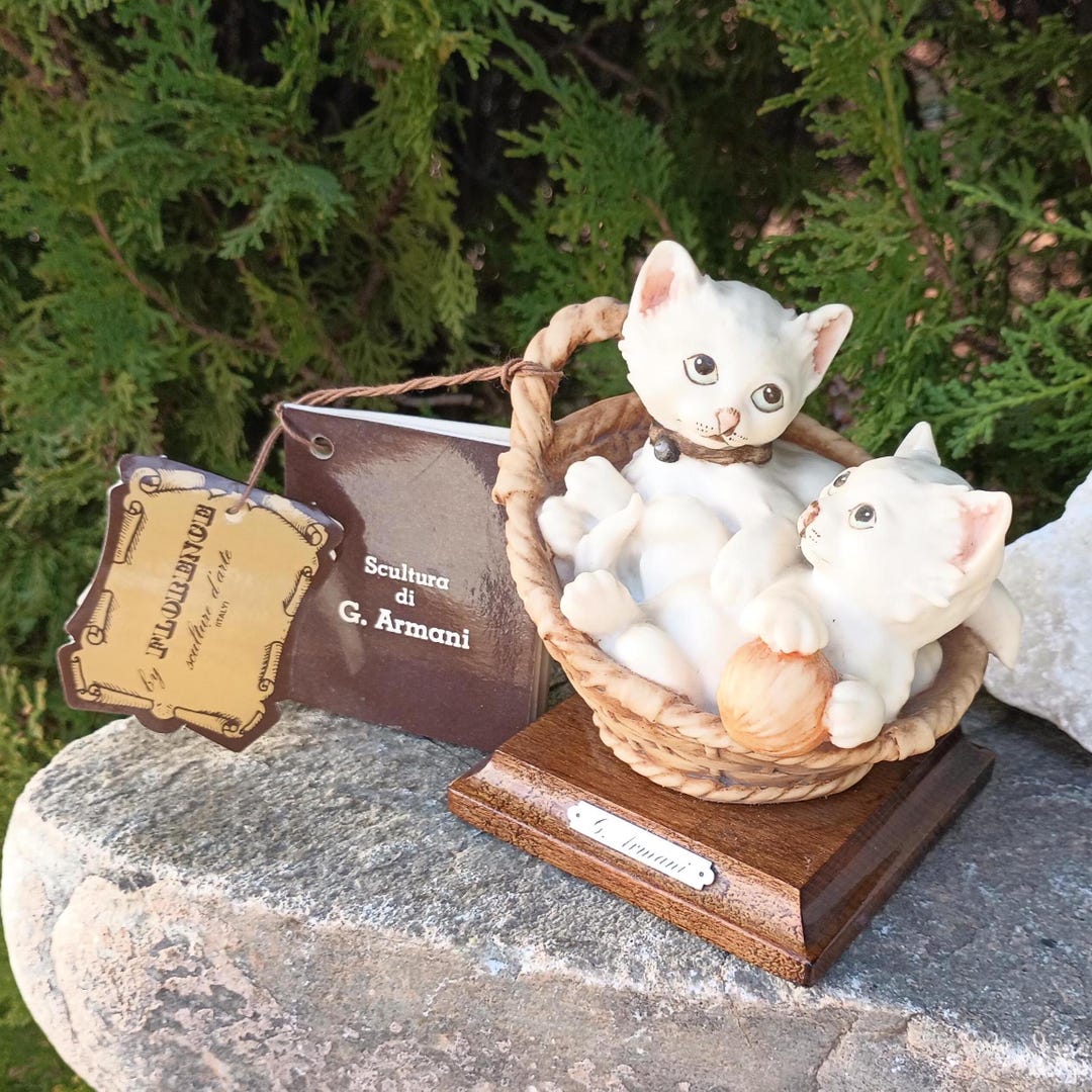 イタリア製　ARMANIアルマーニ　FLORENCE1934　子猫の置物　希少品 il_1080xN.6590730639_cmqb.jpg