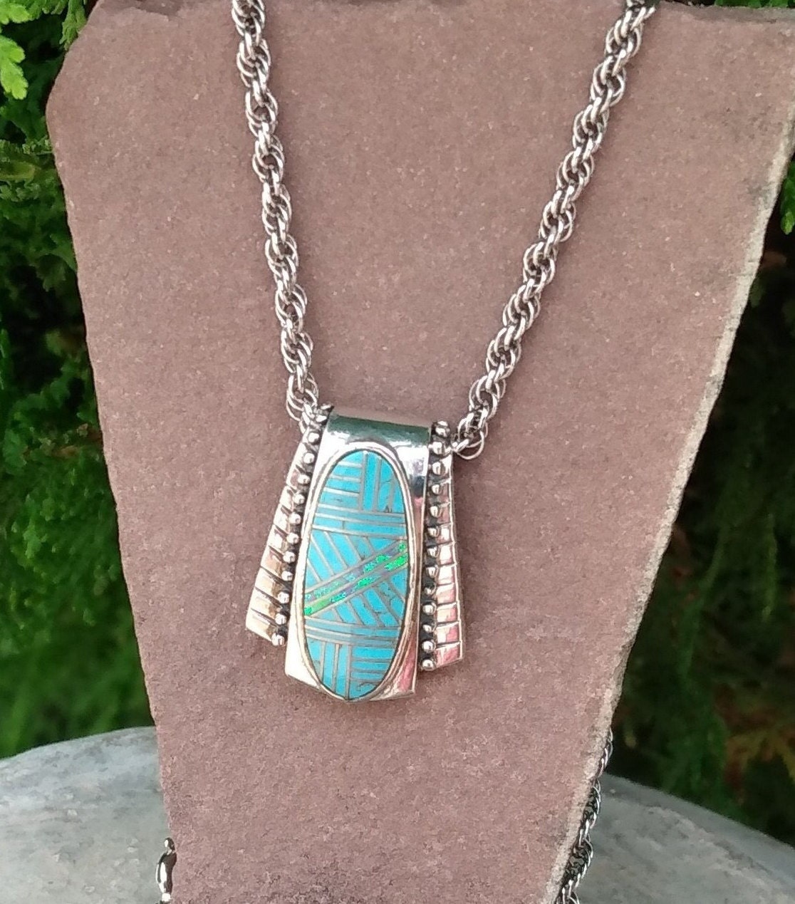 Native american hotsell turquoise pendants