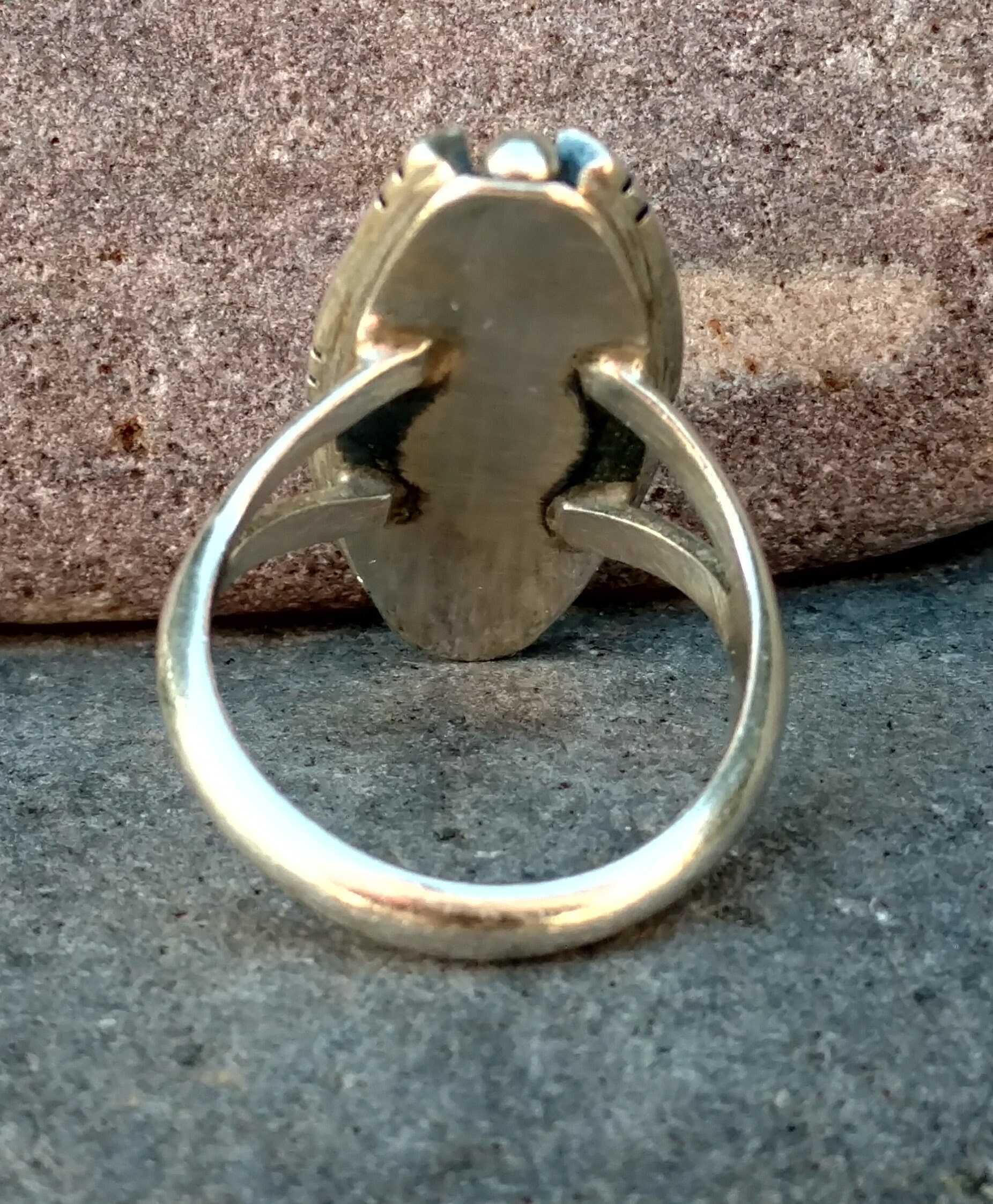 Pink Musselshell Ring Native American Sterling Silver Ring Pink Mussel Shell - Etsy