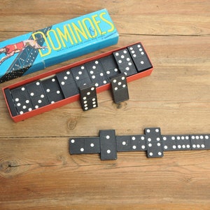 Dominoes  English dominoes  Vintage dominoes Board games made in England