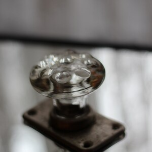 Glass door handle  antique door with glass