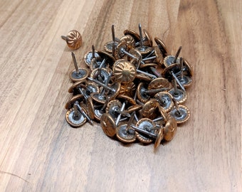 Decorative brass nails