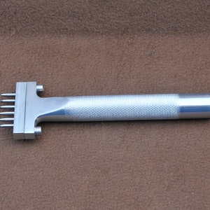 Manually Leather hole Punch tools Round 1,5 mm Hole Stitching Punch for Hand Sewing leather punch tool leather working tool P-1.5-6 image 10