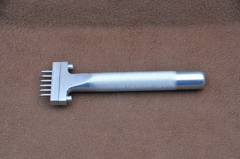 Manually Leather hole Punch tools Round 1,5 mm Hole Stitching Punch for Hand Sewing leather punch tool leather working tool P-1.5-6 image 10