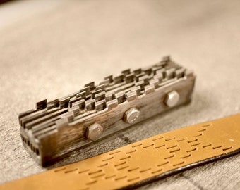 Metalen snijderperforatie voor de vervaardiging van geweven riemen Snijder voor een armband