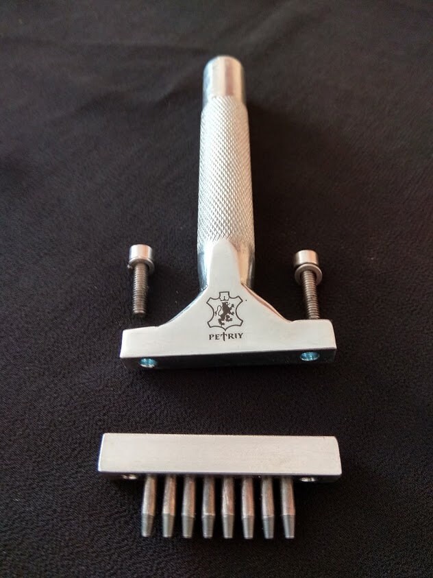 Manually Leather Hole Punch Tools Round 15 Mm Hole Stitching Etsy