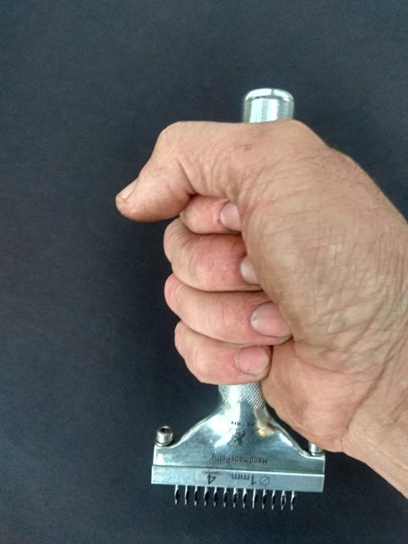 Manually Leather Hole Punch Tools Round 15 Mm Hole Stitching Etsy