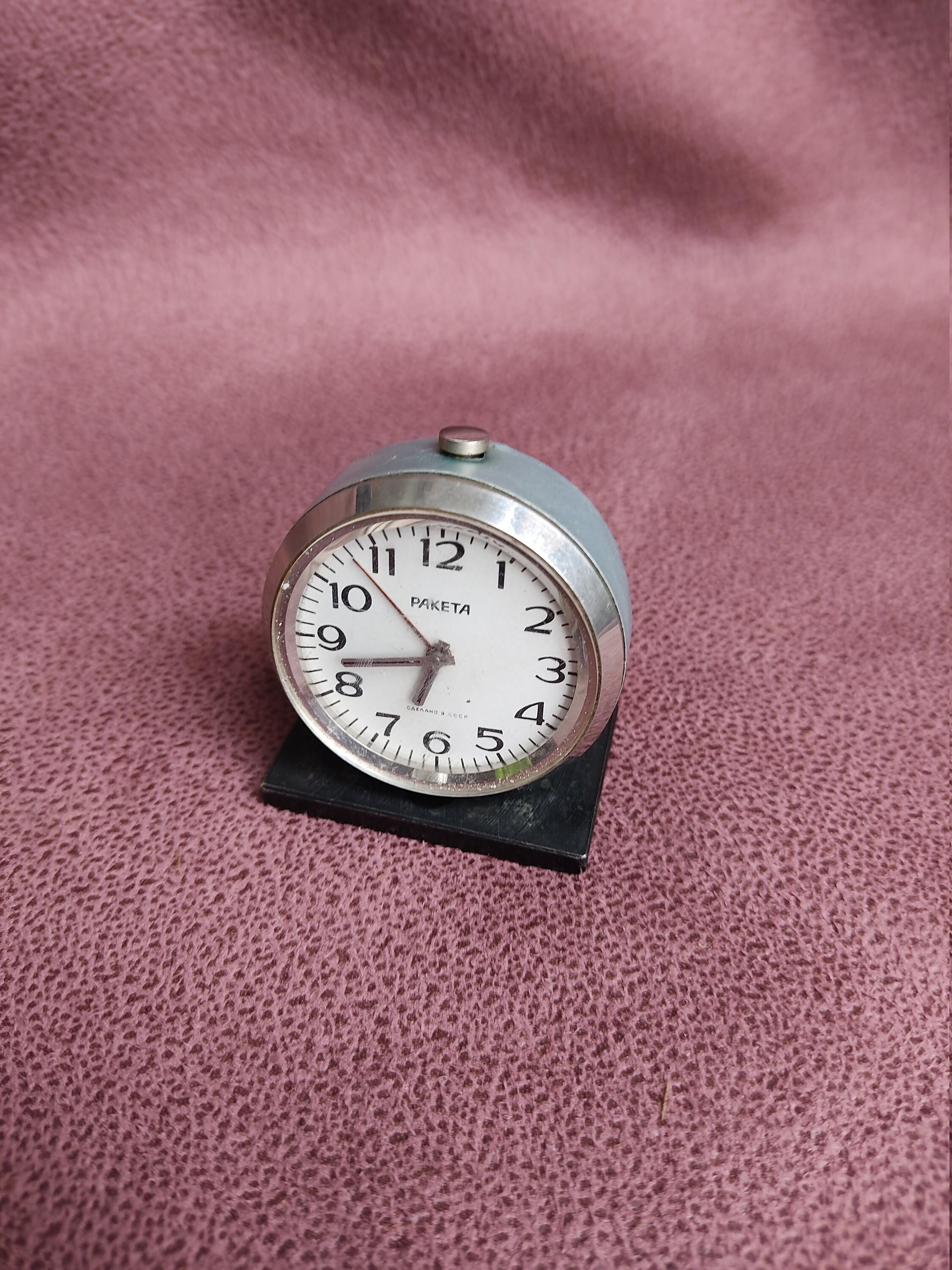 Vintage little alarm clock Rocket Vintage tiny Etsy