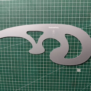 Metall Lineal für Handarbeit Lederwerkzeug für Handwerk Leder Corner Lineal Stil Vorlage, Werkzeug für Leder schneiden Handwerk Lineale