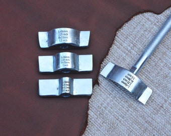 Set of hand punches for business cards