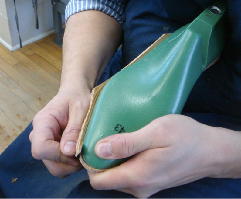Knivlansett för läder vänsterhänt kniv Läderskalkkniv Läderhantverkskniv Handsmidd Kiridashi-stil Luthier-kniv Märkningskniv bild 5
