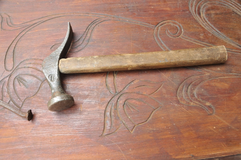 Vintage Hammer Hammer French Hammer Antique Shoe Hammer Etsy