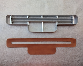 Cutter for sewing a zipper Cutters for leather  punches for leathercraft   steel perforation cutter leather tool for die cutting machine