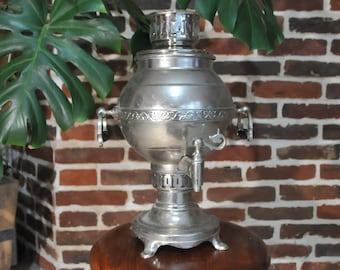 Vintage Samovar clásico eléctrico Samovar ruso tetera hecha en urss 1970s 2 litros decoración del hogar & pantalla