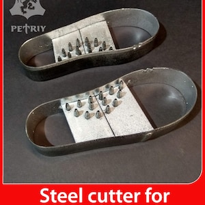 Cutter for leather crafts, punches for leathercraft for professional, steel cutter, leather decoration tool for die cutting machine, CUT-010