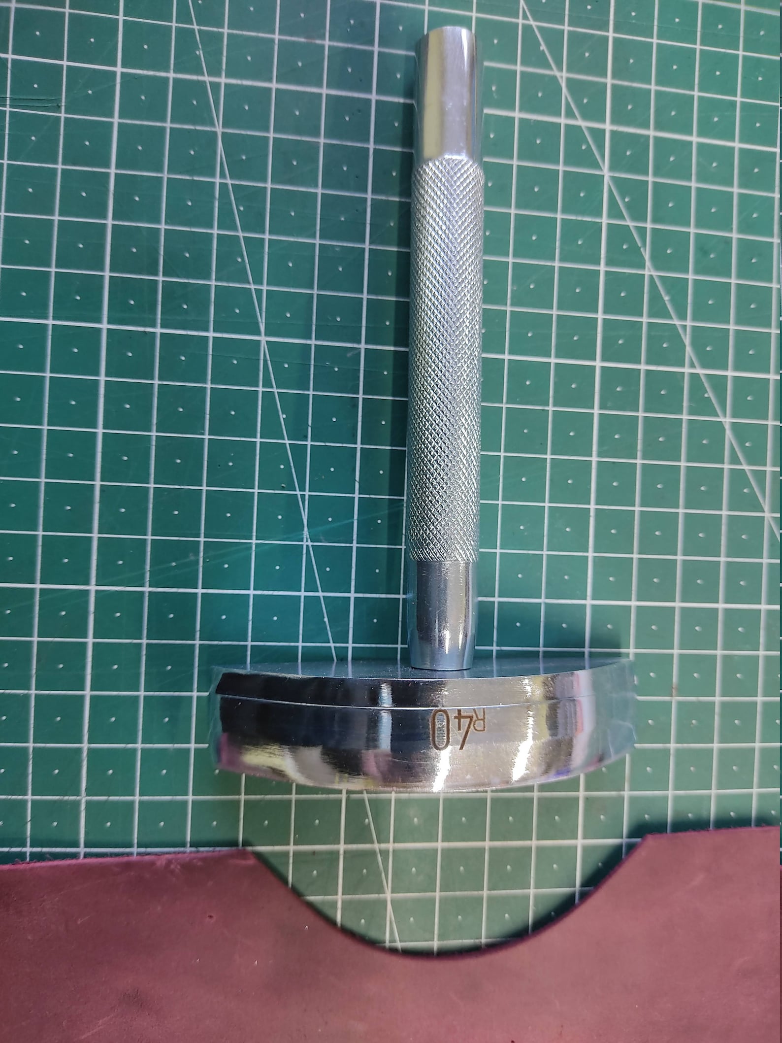 Вig Corner Punch Leather Halfround Punching Tool Circle Strap Etsy